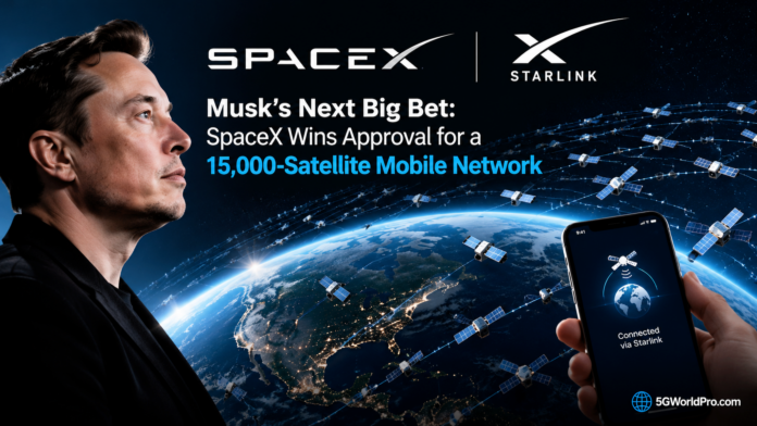 SpaceX-15000-Satellite-Mobile-Network